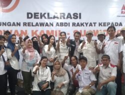 Relawan Abdi Rakyat Deklarasi Dukung Ridwan Kamil & Suswono
