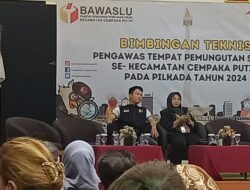 Bawaslu Jakarta Pusat Melaksanakan Kegiatan Bimtek Pengawas TPS Se-Cempaka Putih