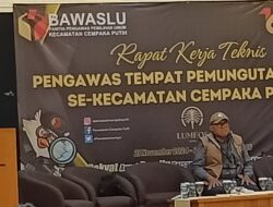 Panwascam Kecamatan Cempaka Putih Adakan Rapat Kerja Teknis Untuk Persiapan Pilkada 2024