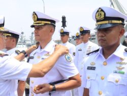 Dansatsurvei Pushidrosal Pimpin Sertijab Komandan KRI Rigel-933