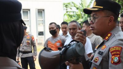 Jelang May Day 2025, Personel Polresta Bandara Soetta Gelar Pelatihan Dalmas